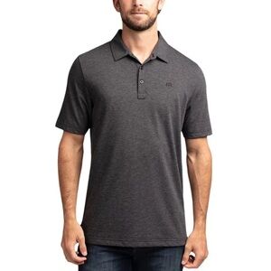 Travis Mathew Men’s Golf Polo Short Sleeve Charcoal Gray